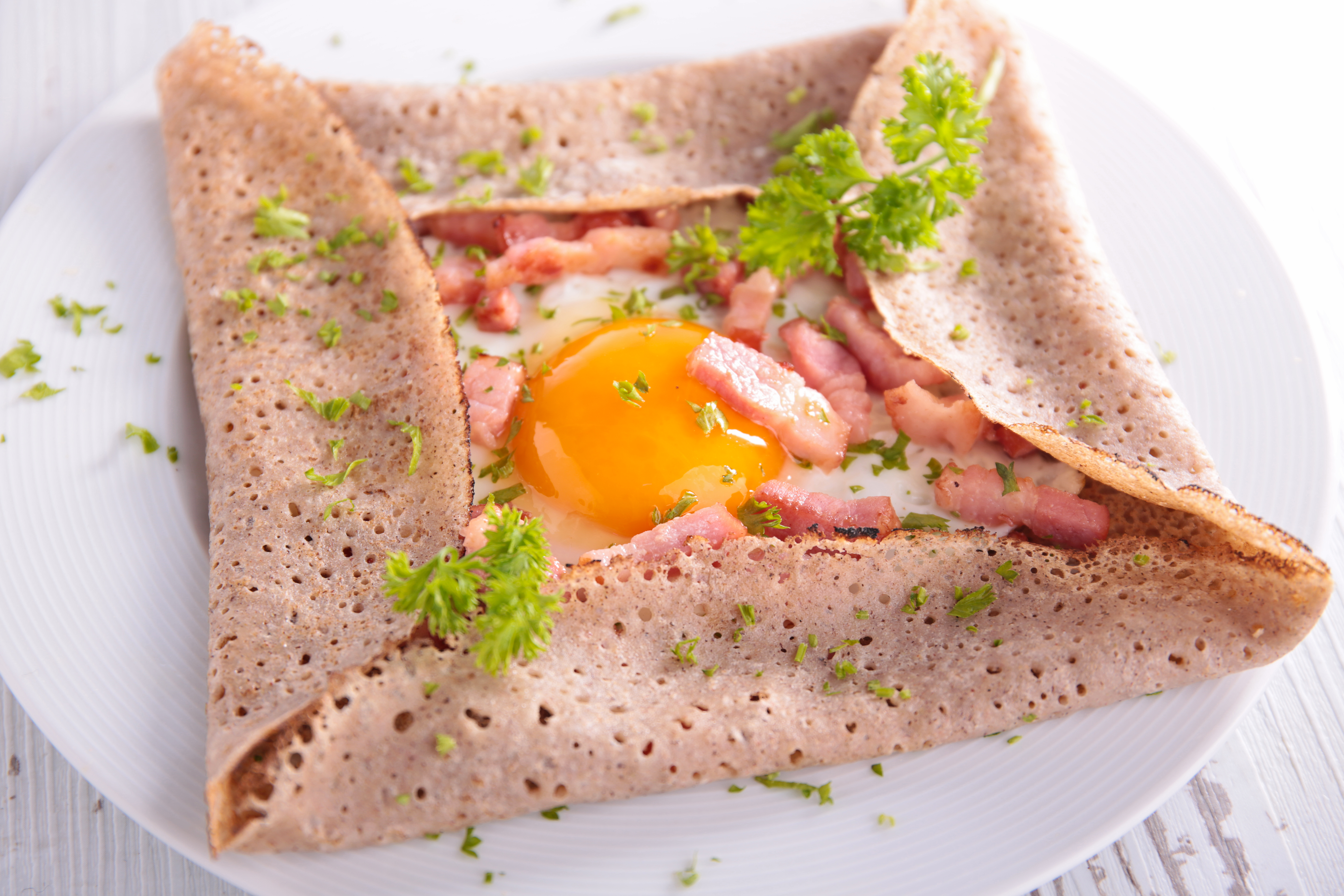 Crepas saladas, una receta ideal para cualquier hora del día
