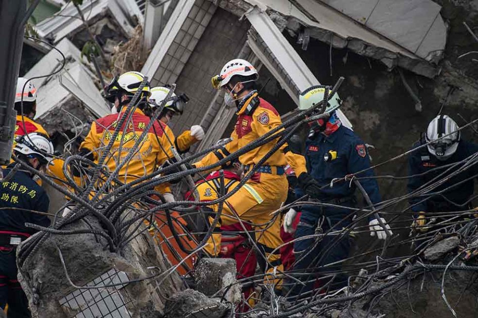 Sismo en Taiwán deja ya 61 muertos