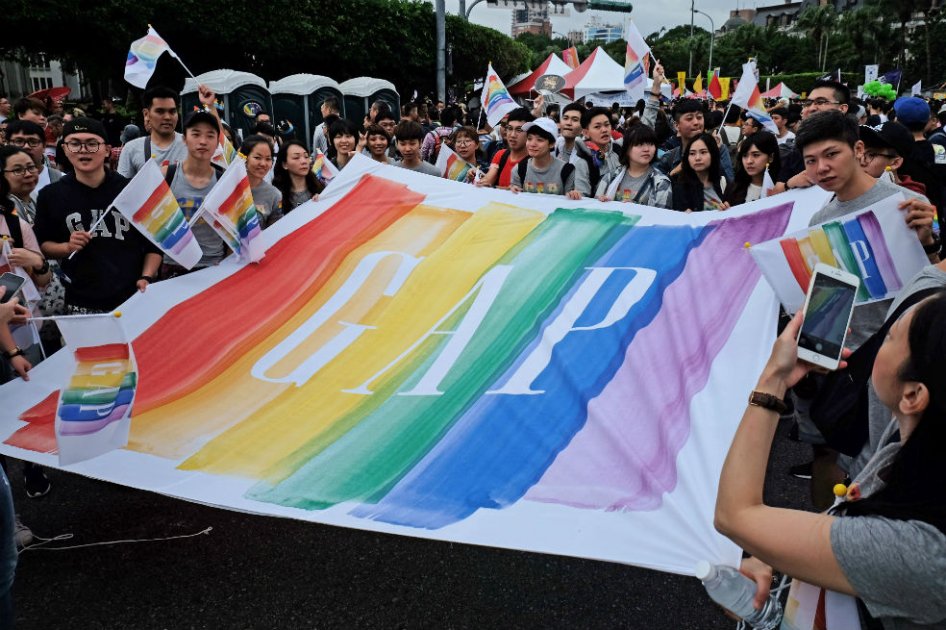 Gran desfile a favor del matrimonio igualitario en Taipéi