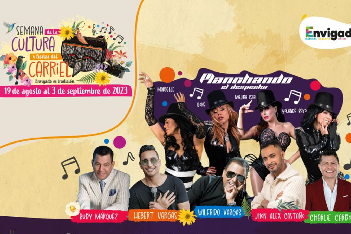 Programación de las Fiestas del Carriel en Envigado 2023: horarios y actividades