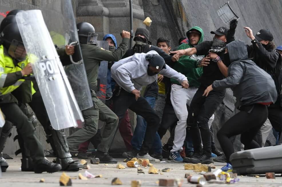 Jornada del paro nacional dejó 35 capturados: Mindefensa