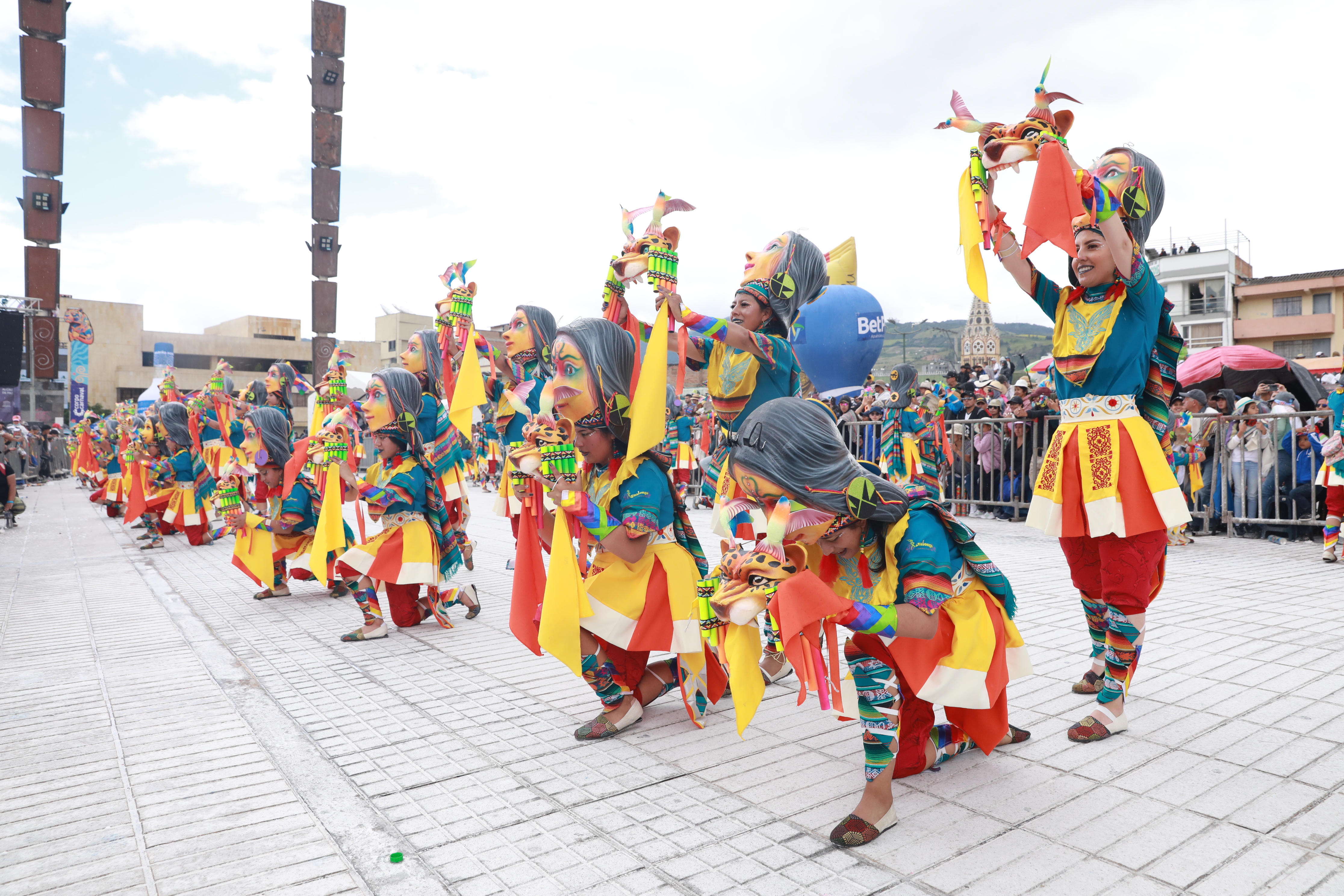 Colectivos Coreográficos en el Carnaval de Negros y Blancos de Pasto 2024
