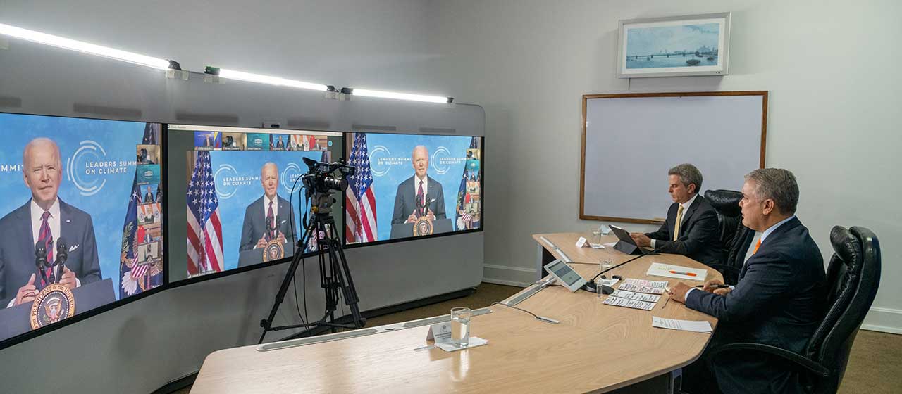 ¿Qué prometió Duque en la Cumbre del Clima de Biden?