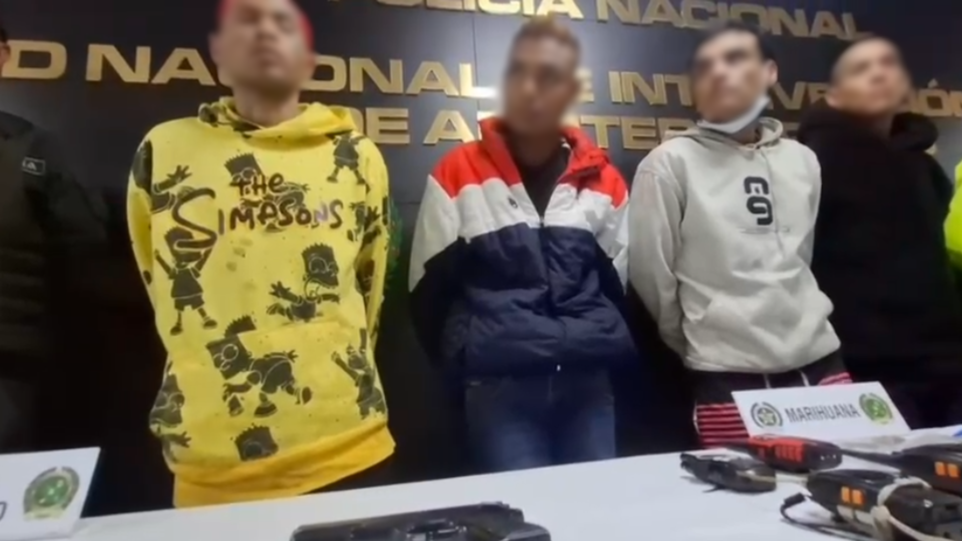 Registros de allanamiento terminó con la captura de capos del expendio de drogas