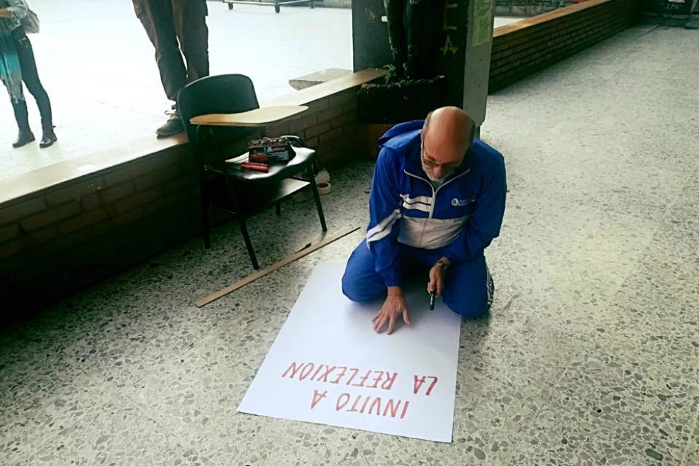 Rector de la pedagógica se declaró en ayuno por 12 horas