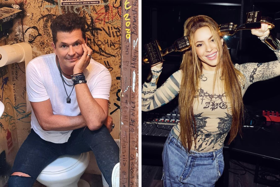 Shakira sorprende a Carlos Vives en pleno concierto: el público enloquece