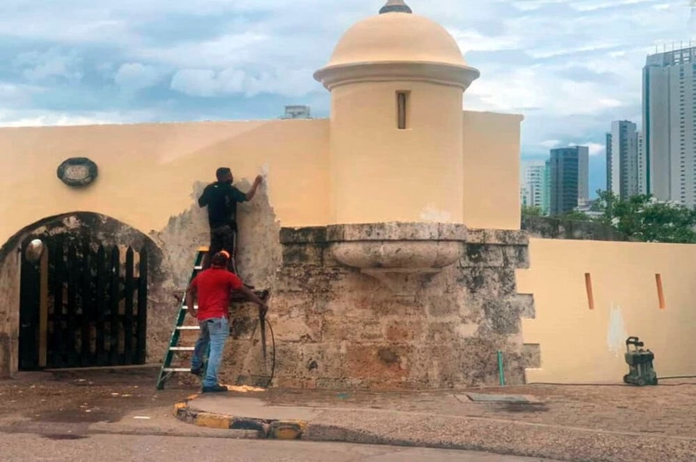 “Vamos a concertar las acciones de restauración”: MinCultura sobre muralla pintada