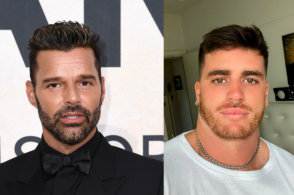 Ricky Martin y Santiago Elisalt