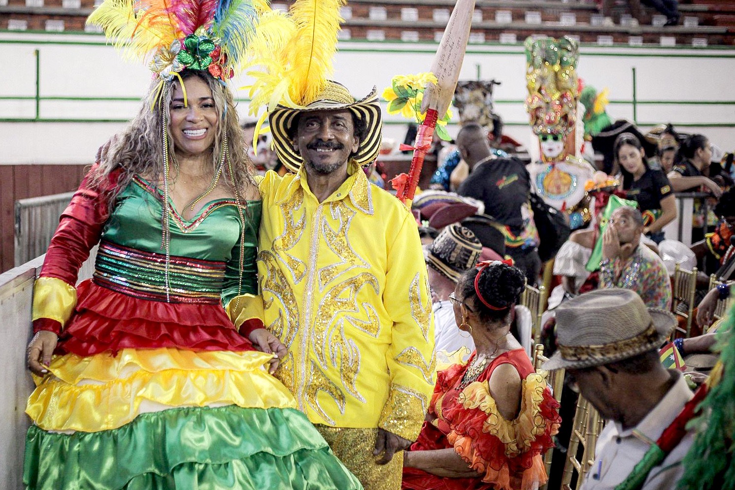 Ellos son los Grandes Lanceros 2024-2025: Raquel Leottau Díaz y Juan Rogelio Franco Hernández, la responsabilidad de mantener viva la tradición.