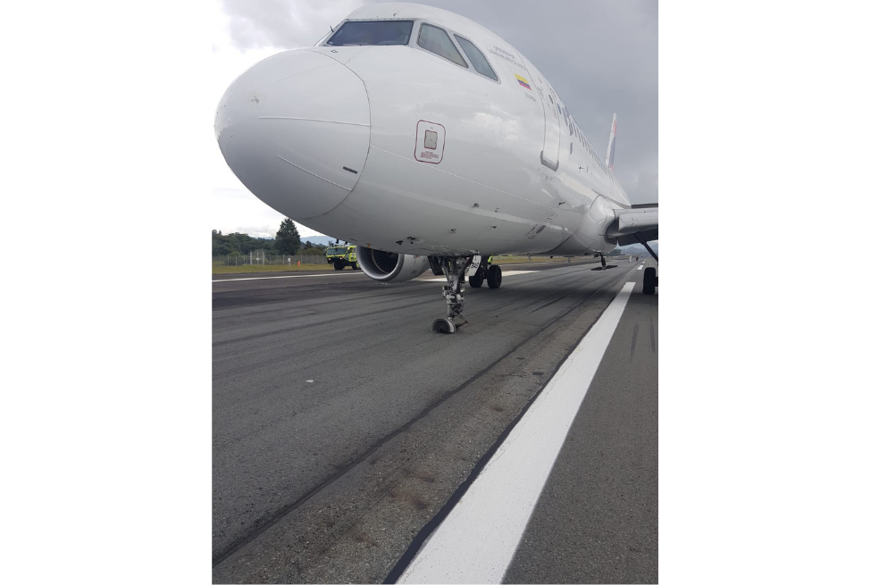 Video | Impactante momento: Avión de Latam aterrizó de emergencia en Rionegro
