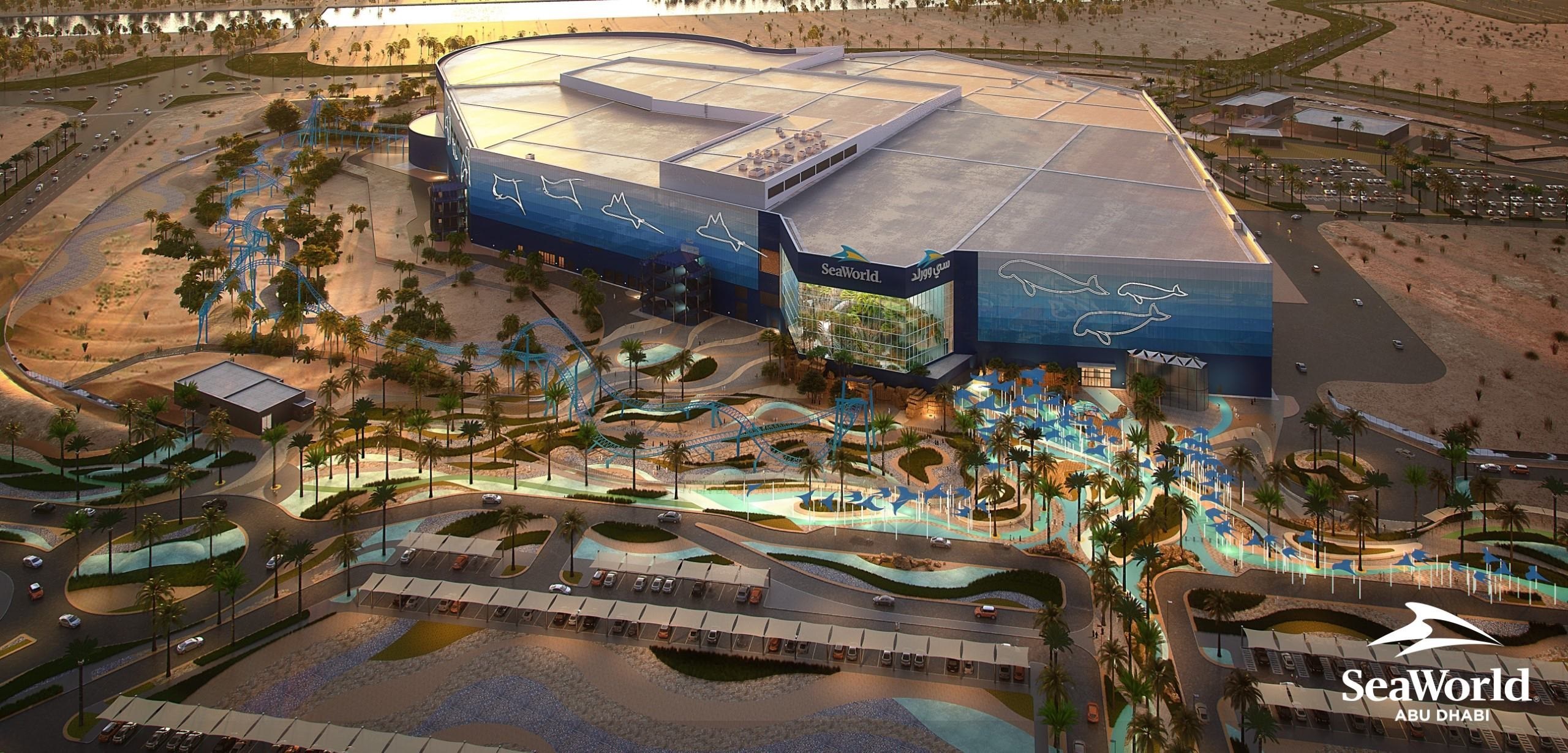 Construido en cinco pisos cubiertos con un área total de aproximadamente 183.000 m², SeaWorld Abu Dabi está en las etapas finales de construcción.