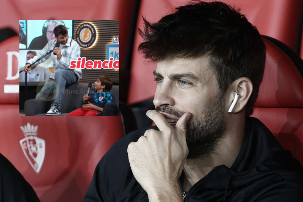 Video: Hijo mayor de Shakira y Piqué lo desenmascaró en plena transmisión en vivo