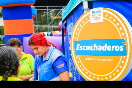 Escuchaderos, aliados de la salud mental de los habitantes de Medellín