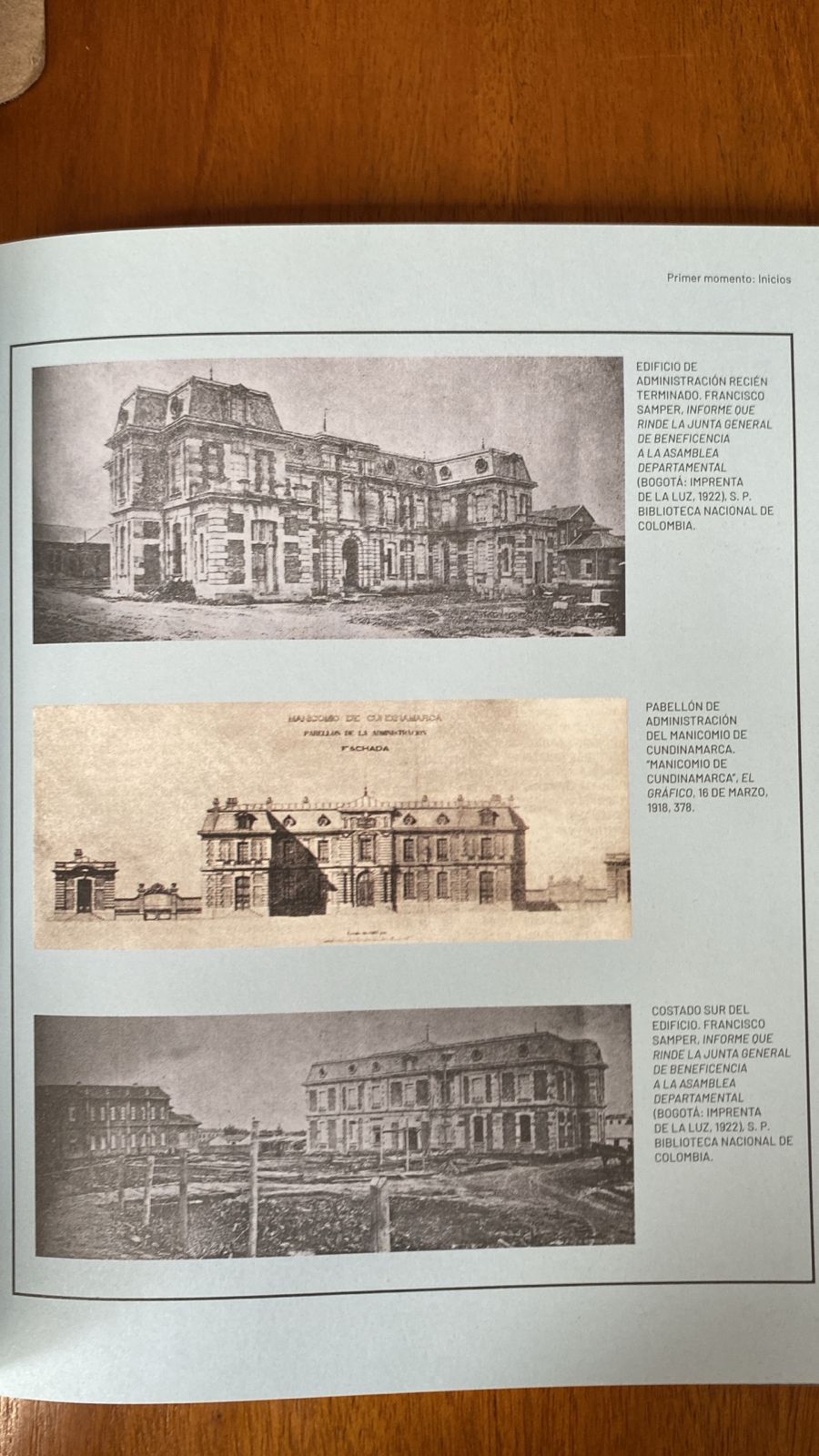 Proyecciones de los edificios en los predios de la Hortúa.