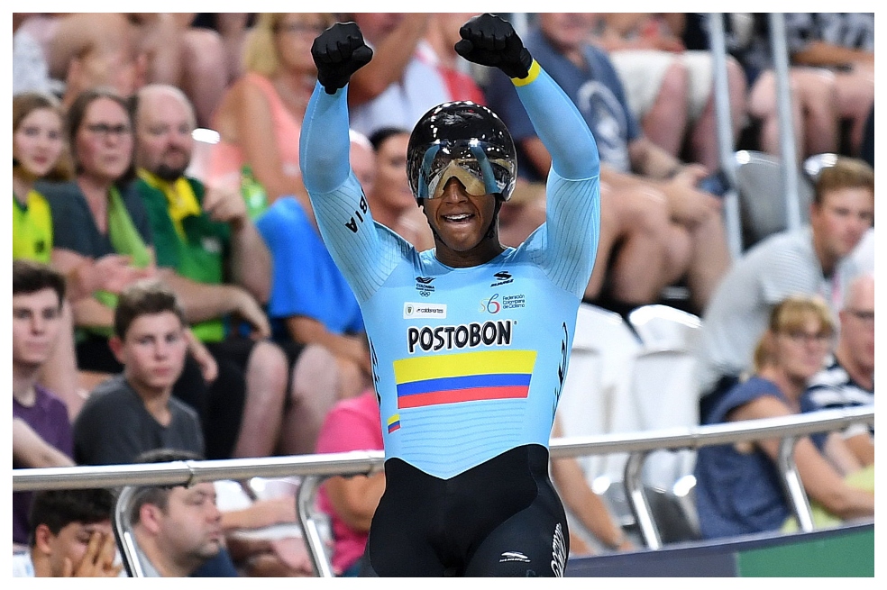 Kevin Santiago Quintero, oro en el keirin de la Copa de las Naciones
