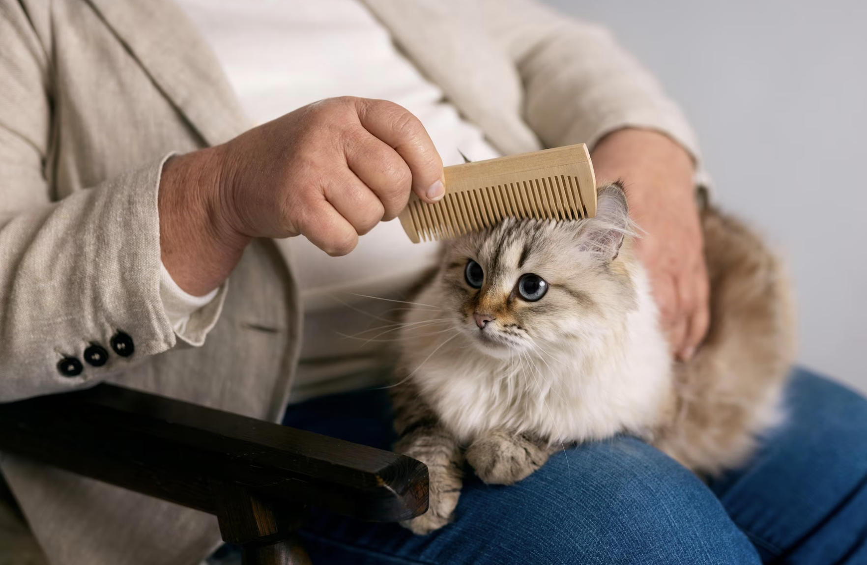 ¿Qué tan seguido hay que cepillarle el pelo a un gato?