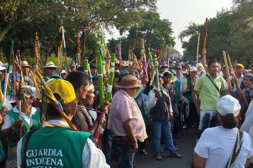 Versiones encontradas por muerte de minguero en el Cauca