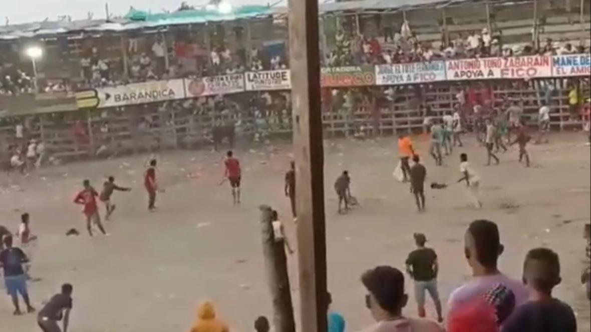 Siete personas resultaron heridas en las corralejas de Sabanagrande, Atlántico