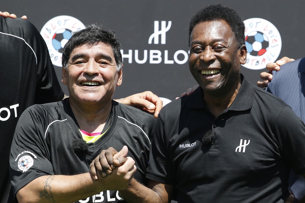 De Pelé a Maradona: “Te amo”