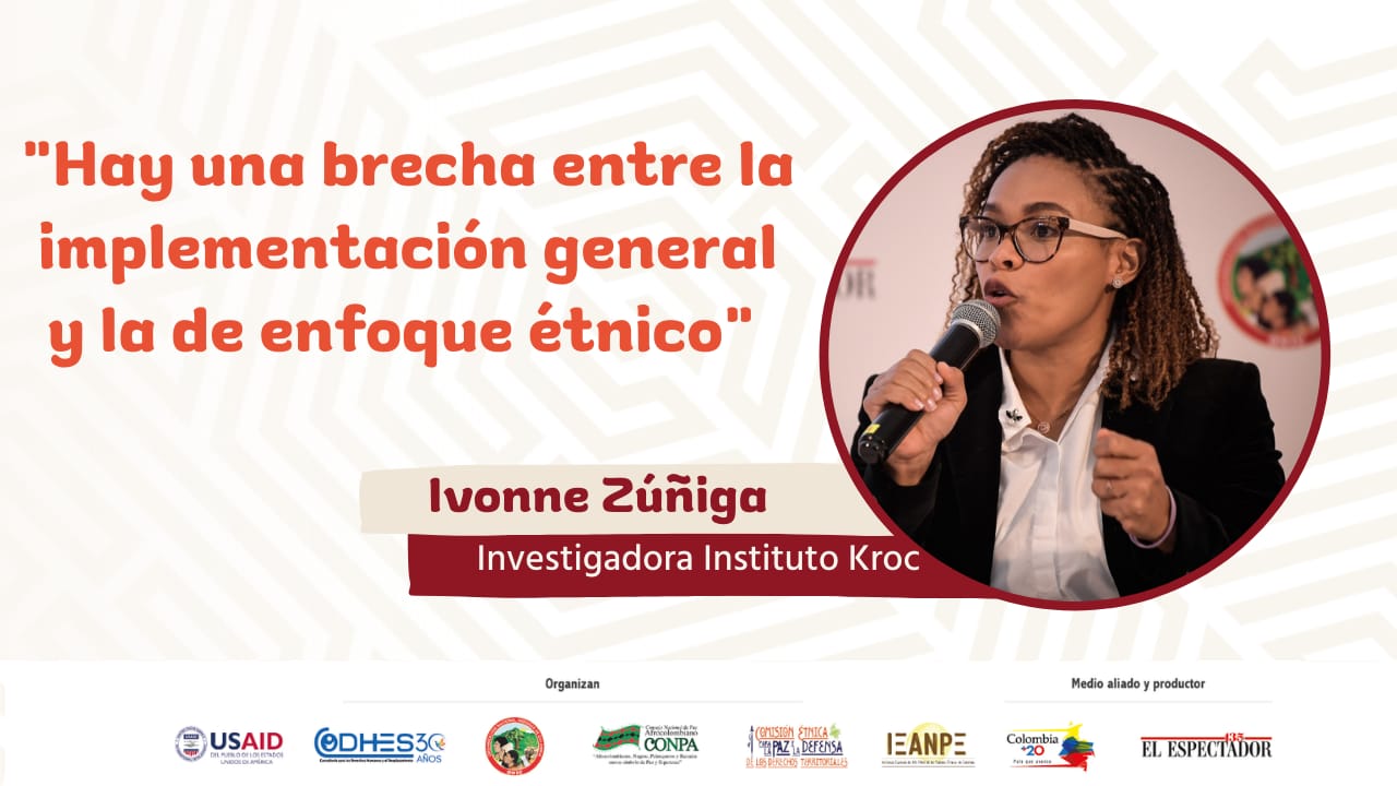 Acuerdo de Paz: Su ejecución es menor en las comunidades étnicas