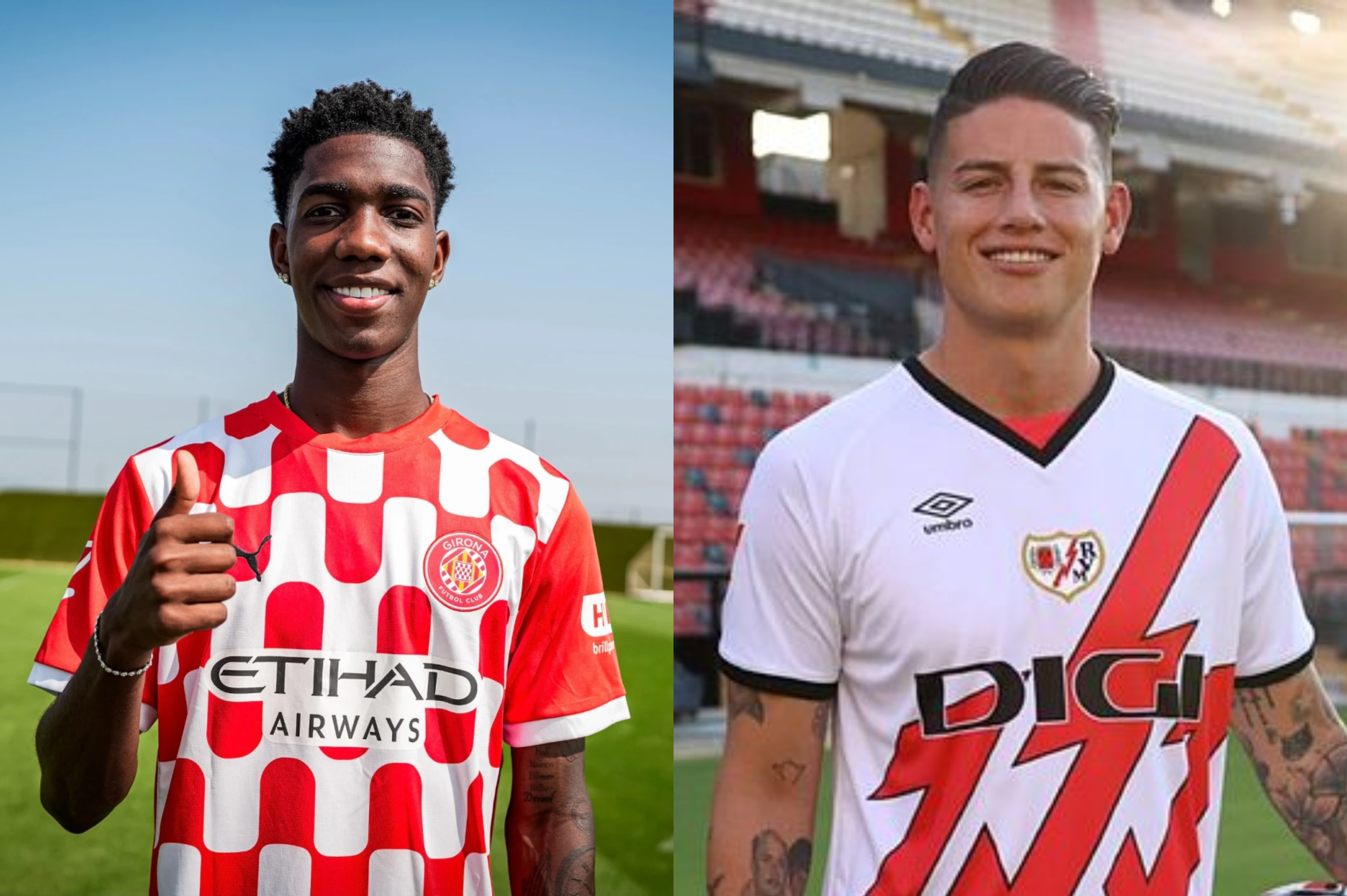 Girona vs. Rayo Vallecano: hora y dónde ver el Yaser Asprilla vs. James Rodríguez