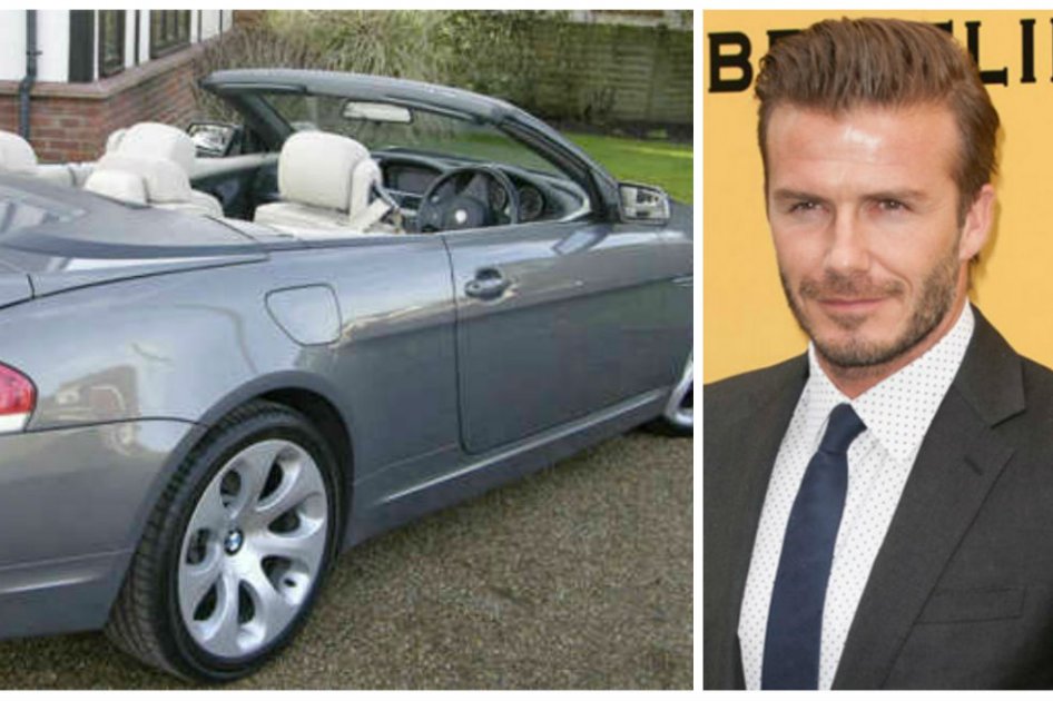 David Beckham vende su BMW descapotable