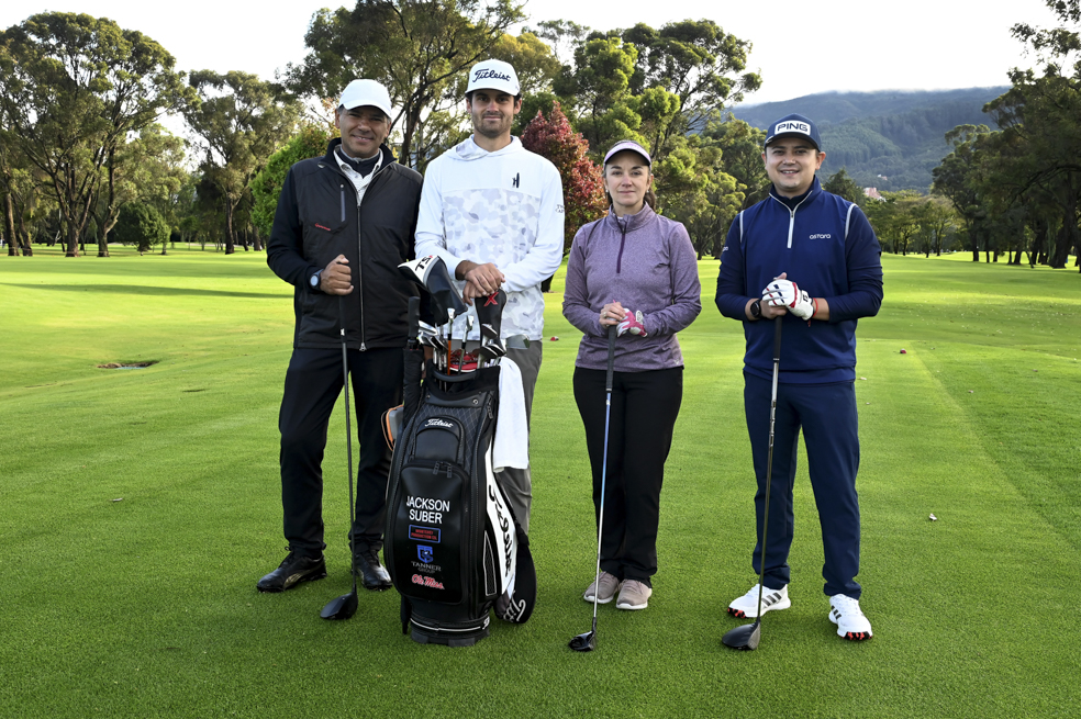 Camilo Gutiérrez, Jackson Suber, Catalina Moreno y Sebastián Saavedra.