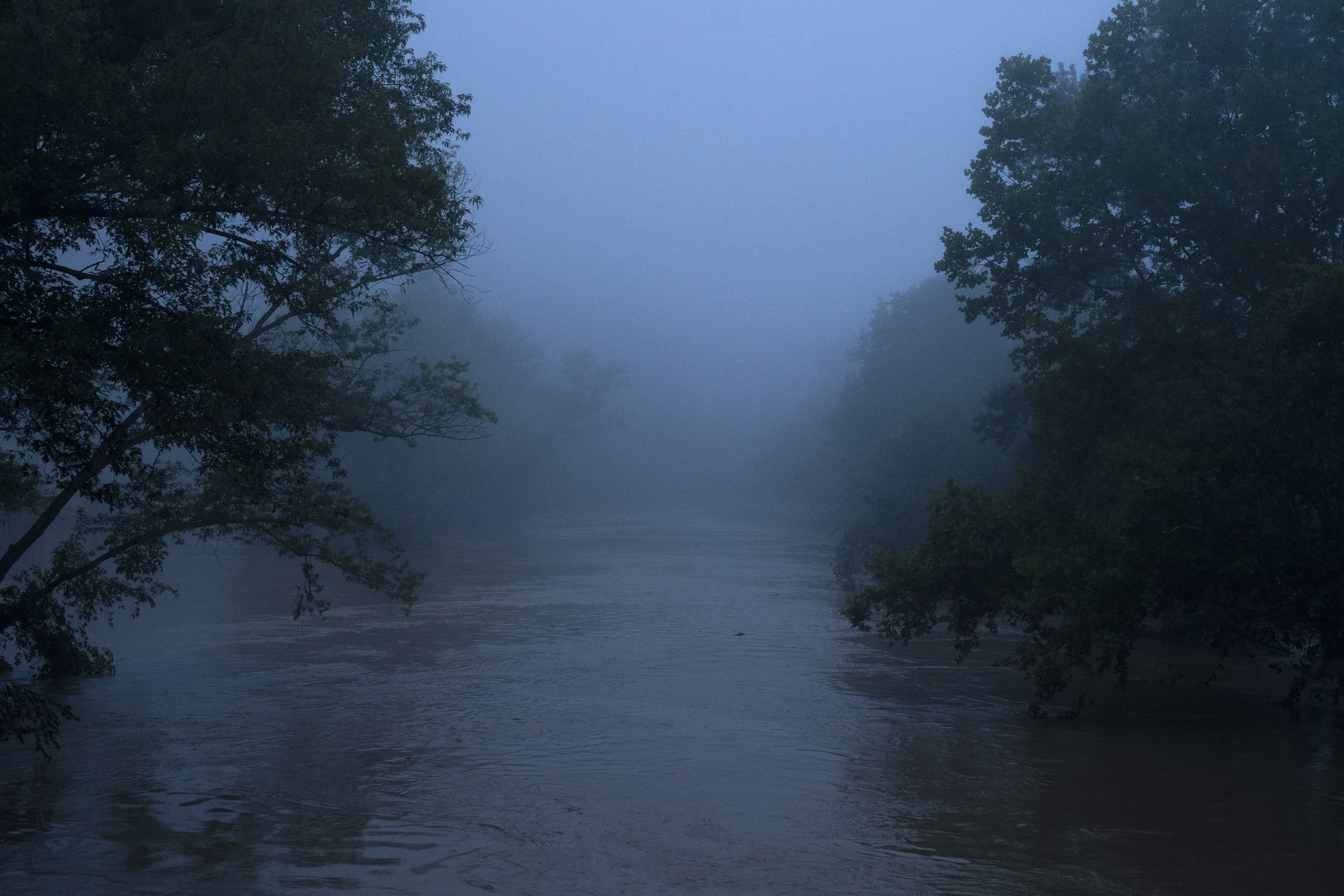 El North Fork del río Kentucky permanece alto
