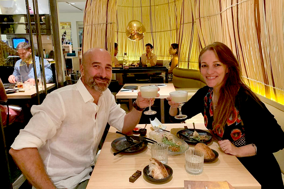 Antonio Gil y Alexandra Restrepo
