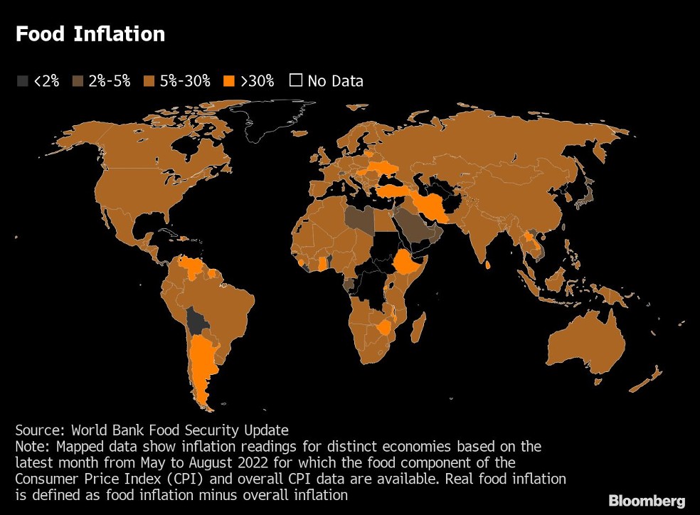 Se mantiene al alza en el mundo la inflación.