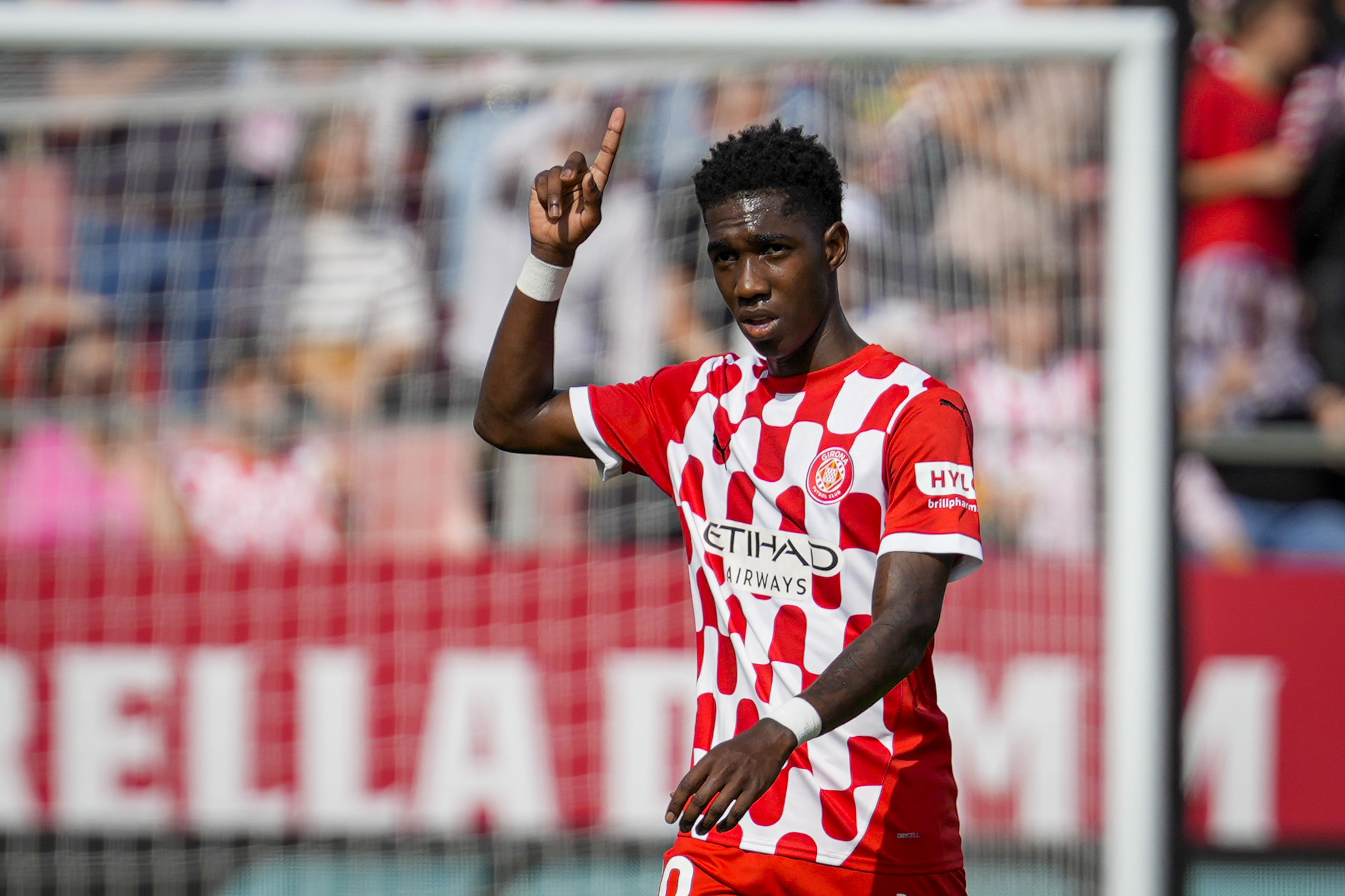 Así fue el primer gol de Yáser Asprilla con el Girona: video