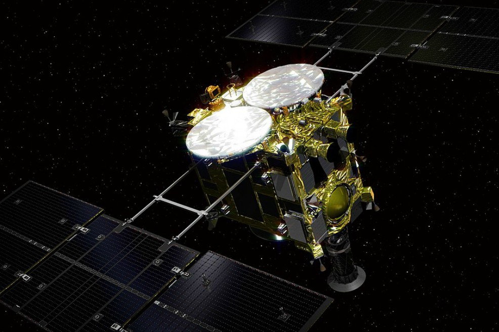 La sonda japonesa Hayabusa2 abre, por primera vez, un cráter en un asteroide