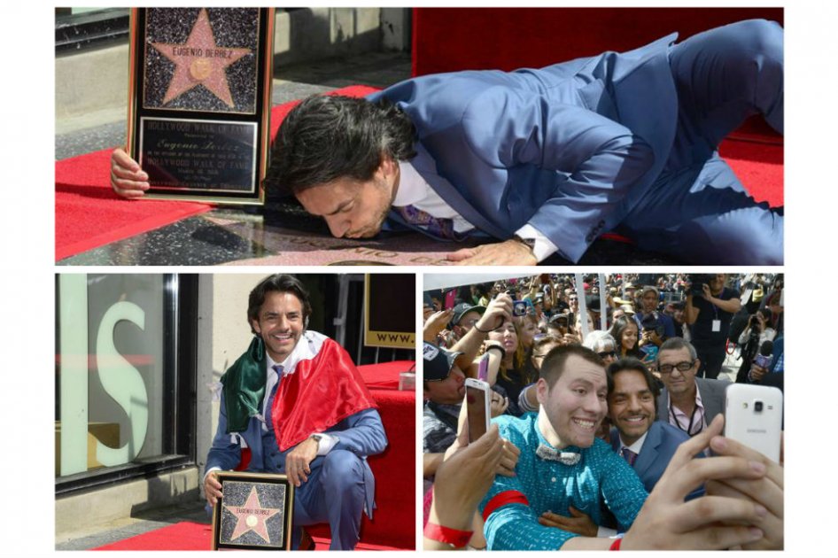 «¡Viva México!»: Eugenio Derbez al recibir su estrella en el Paseo de la Fama