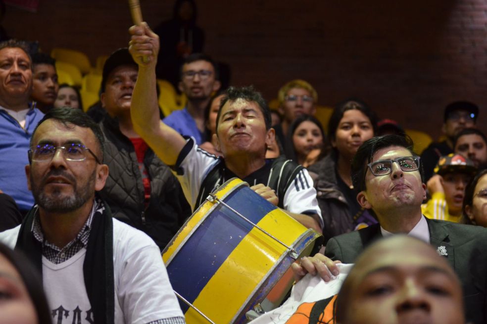 El partido de Piratas de Bogotá contra Titanes de Barranquilla.