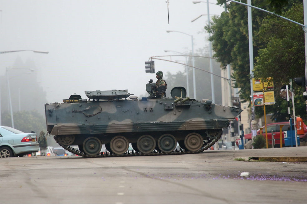 Así se vive el golpe en Zimbabue