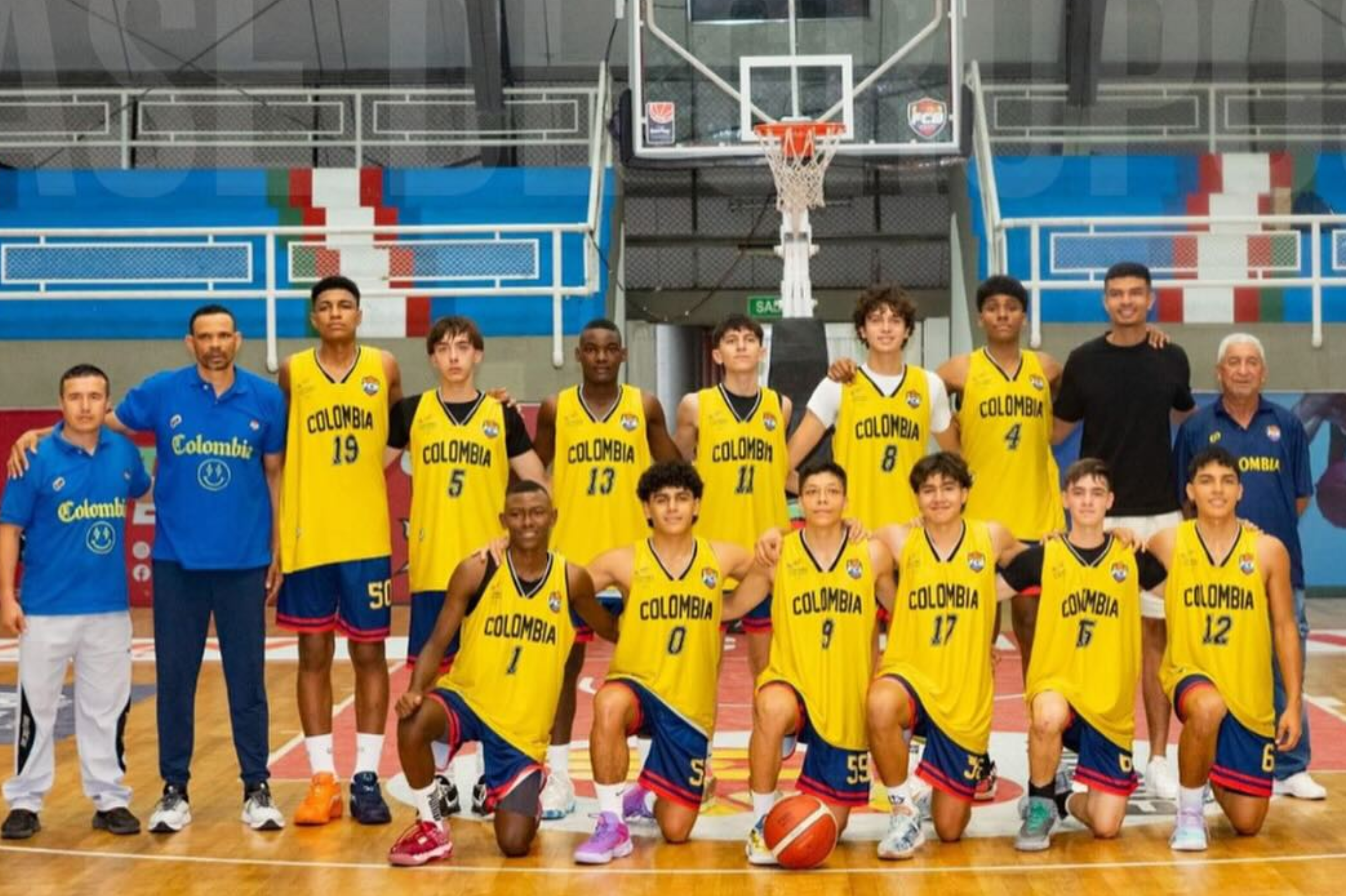 La selección de Colombia, lista para el reto del Sudamericano Sub-15 de Baloncesto