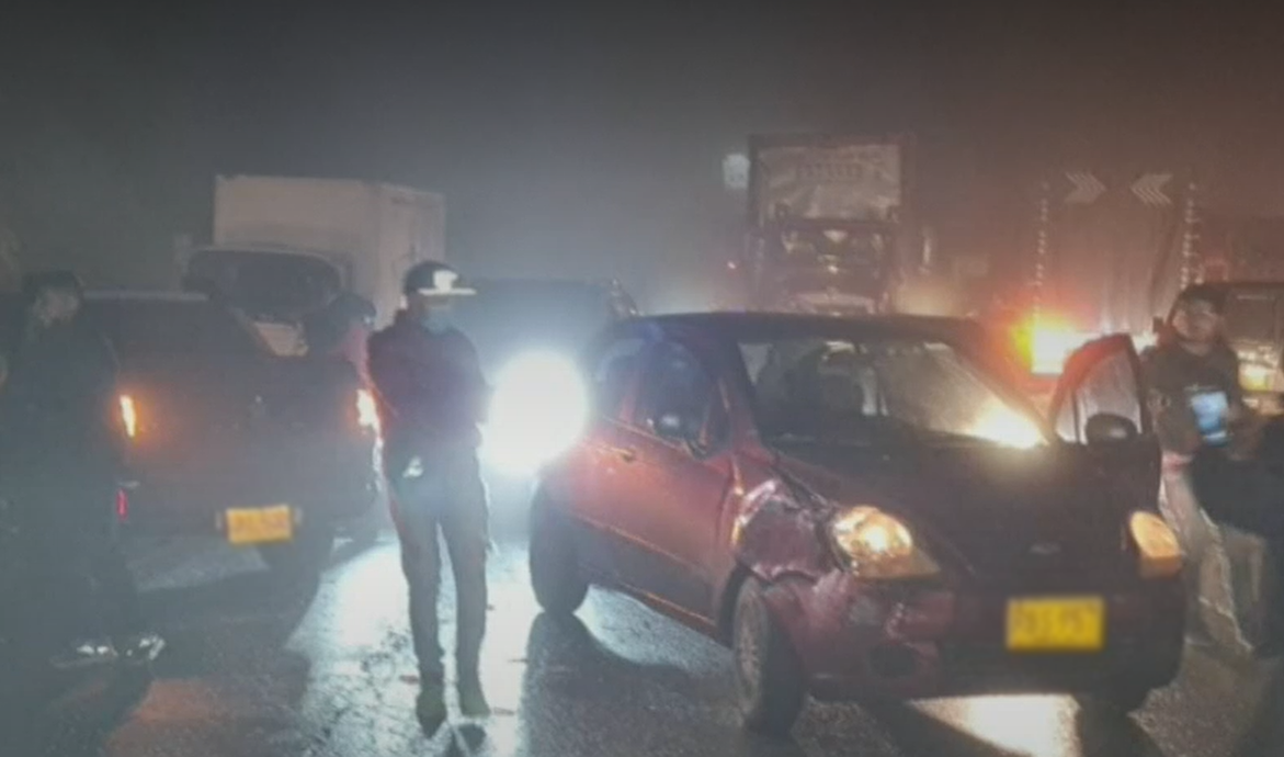 Durante el siniestro no se reportaron heridos.