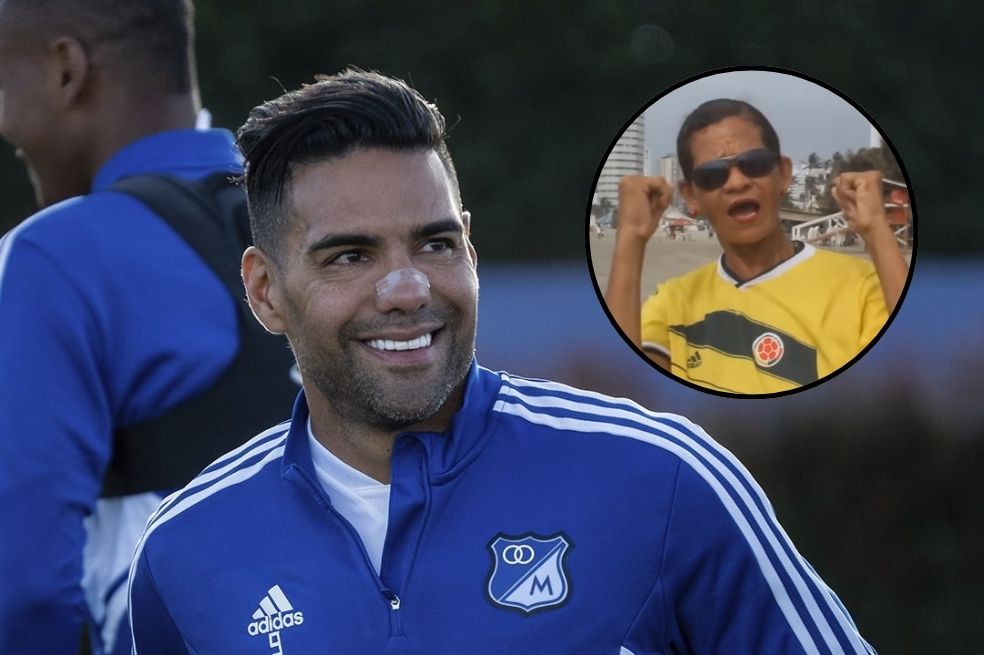 “Viva Colombia, viva Falcao”: El Tigre conoció a la autora de la canción