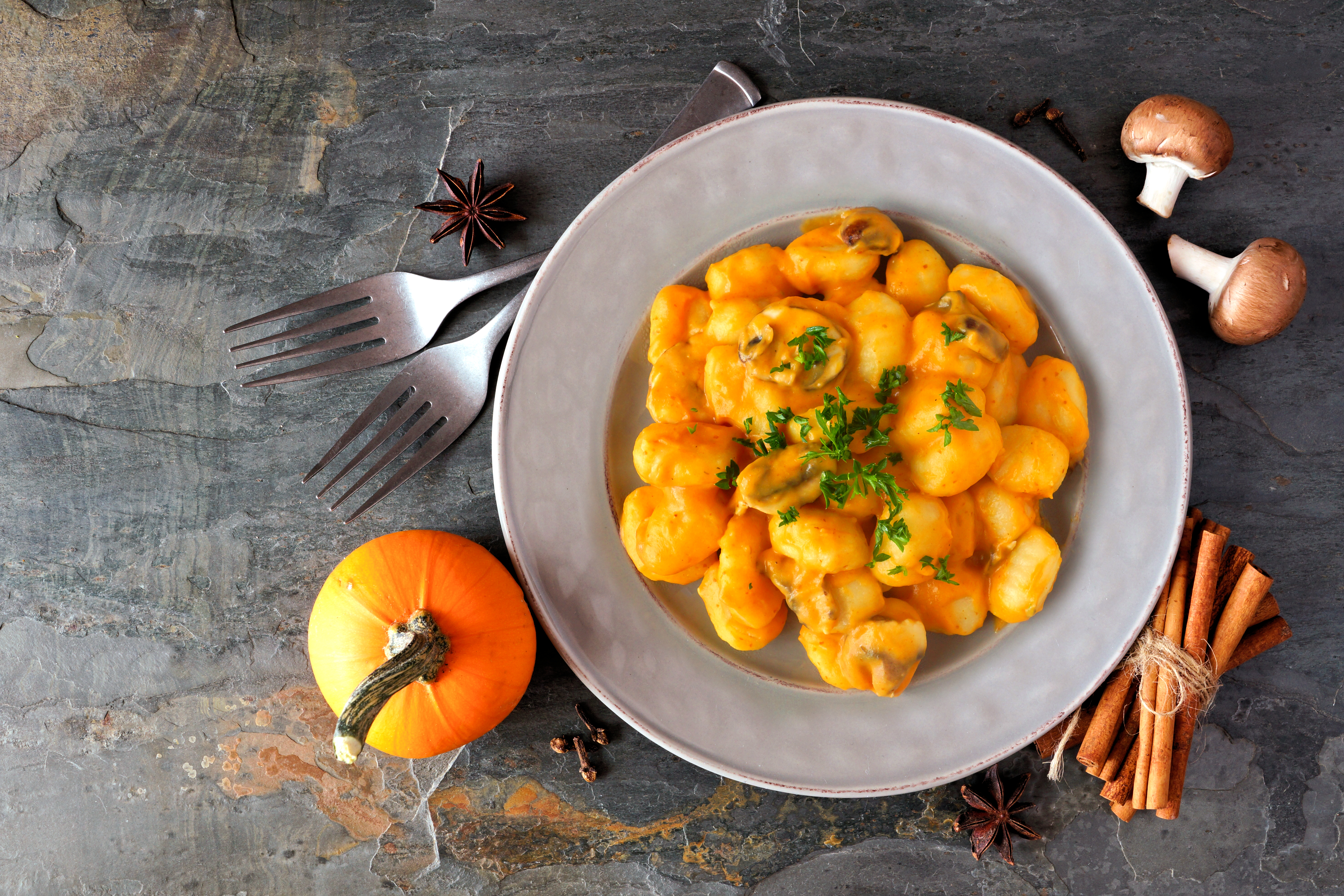 Paso a paso para preparar ñoquis de calabaza con mantequilla avellanada