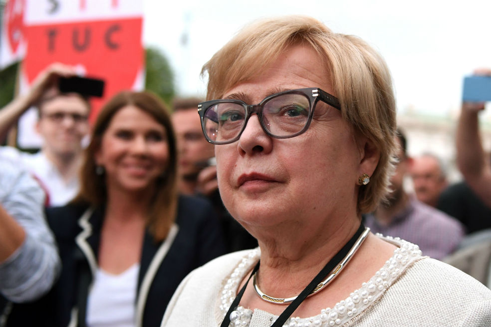 La jueza rebelde de Polonia