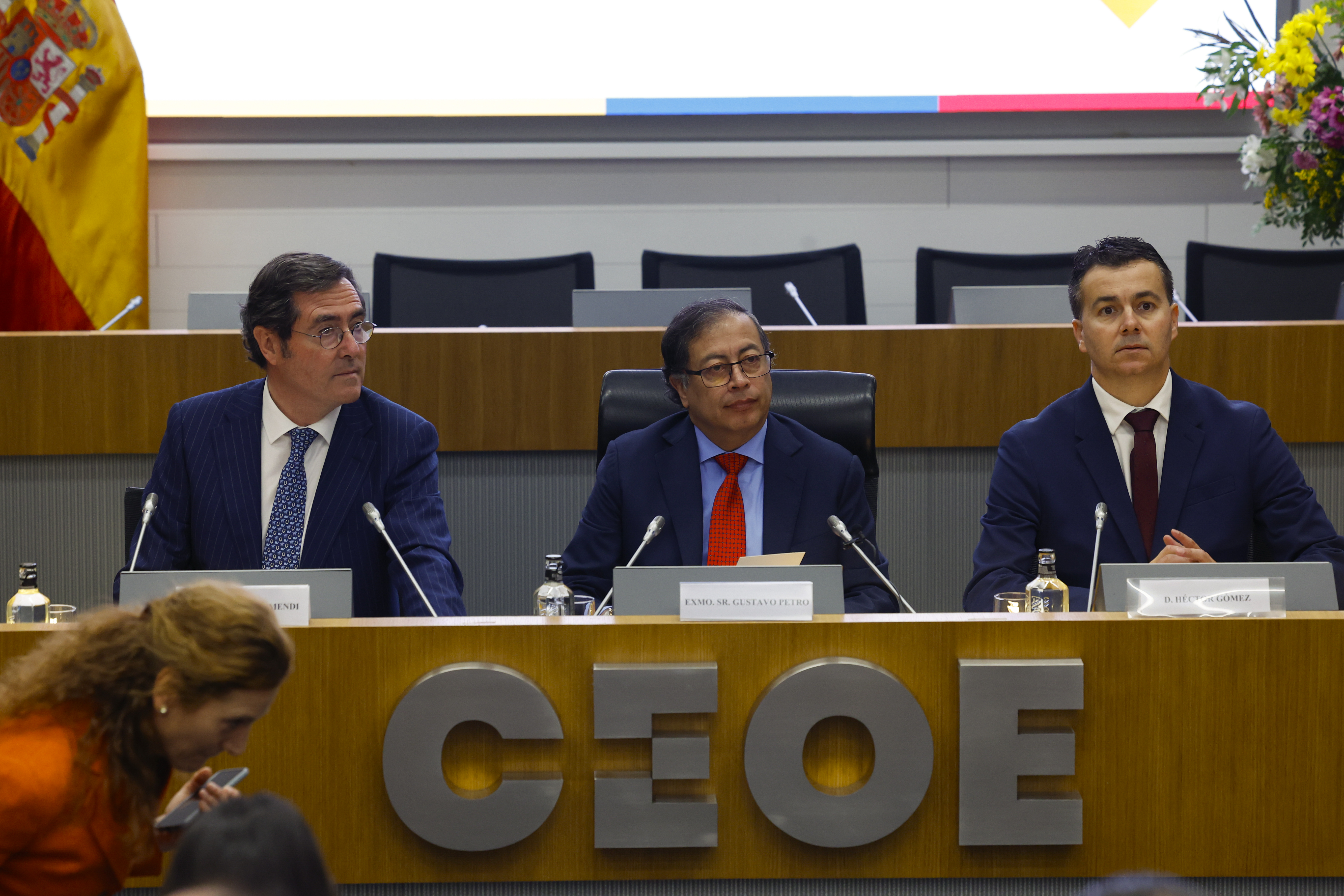 Turismo y energías limpias, las cartas de Petro ante los empresarios españoles