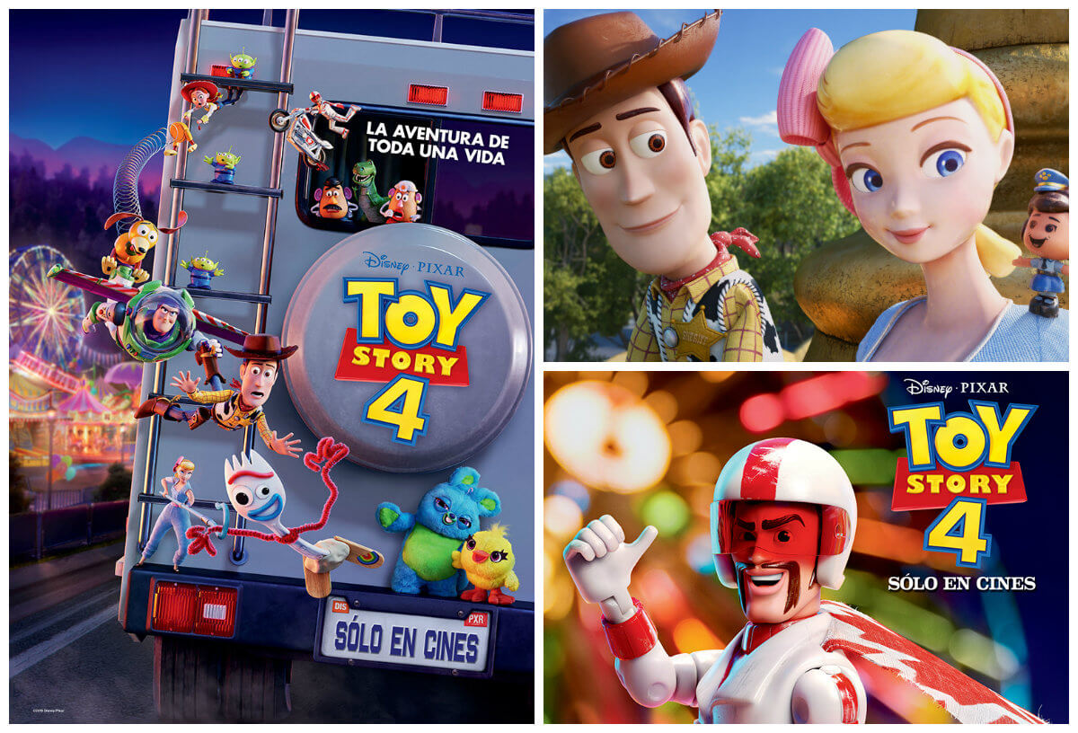 Una tienda de antigüedades y otros escenarios de "Toy Story 4″