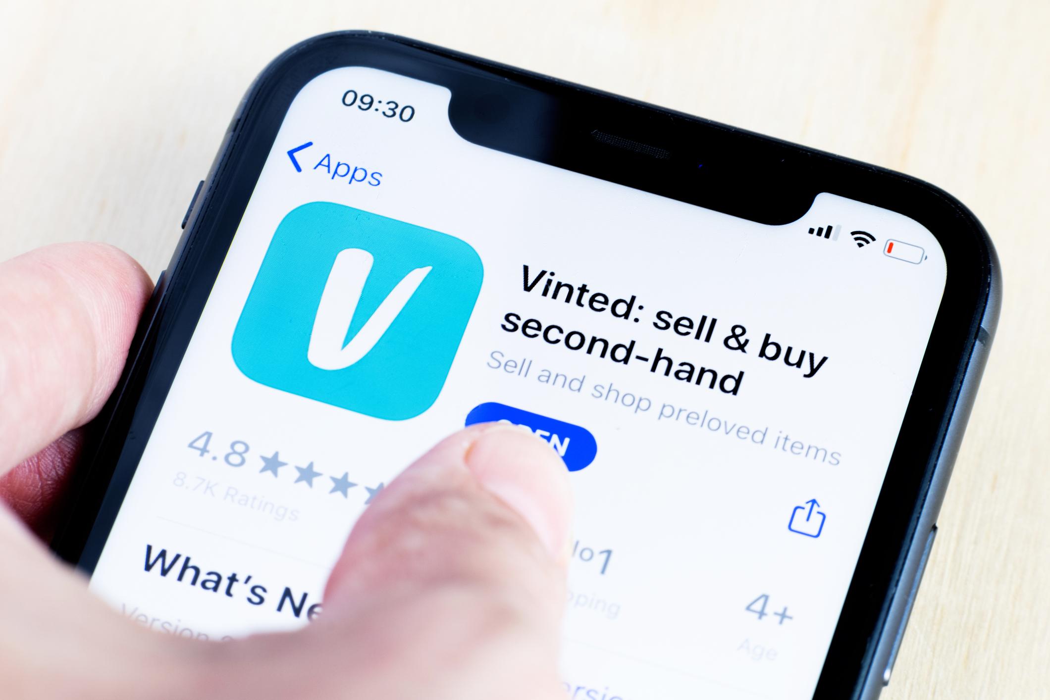 Vinted te permite crear tu propio perfil para vender ropa de segunda mano de mujer, hombre y niño
