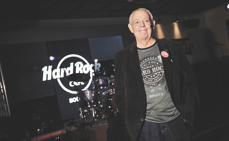 Luis Fernando Santos, propietario de la franquicia Hard Rock en Colombia, que tiene locales en Bogotá, Medellín y Cartagena. / Gustavo Torrijos