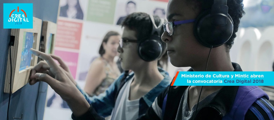 El MinCultura y El MinTIC abren las puertas de Crea Digital