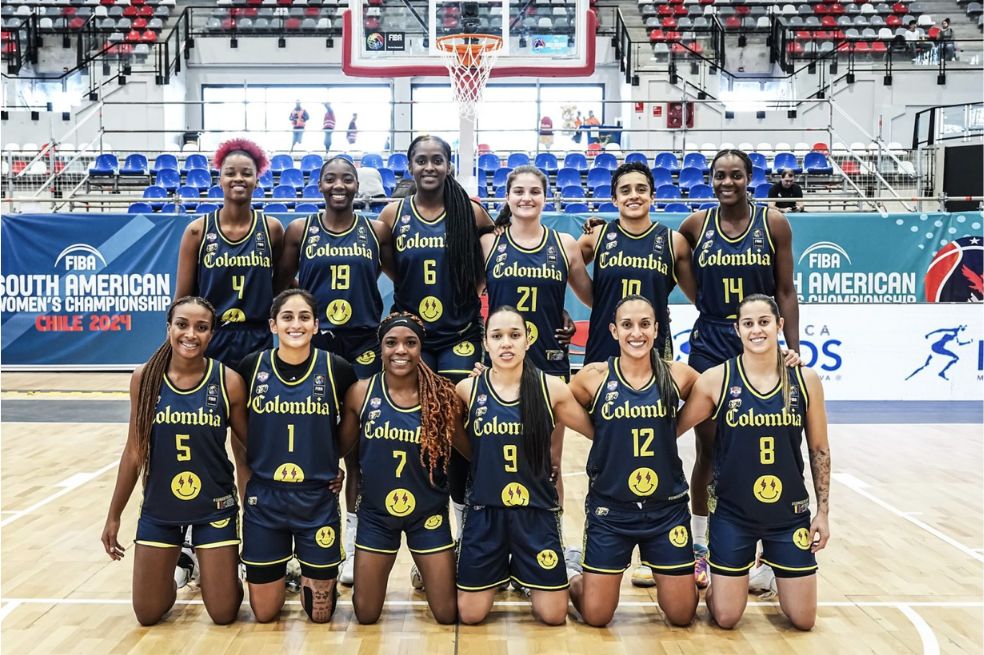 Colombia debutó con victoria en el Sudamericano femenino de baloncesto