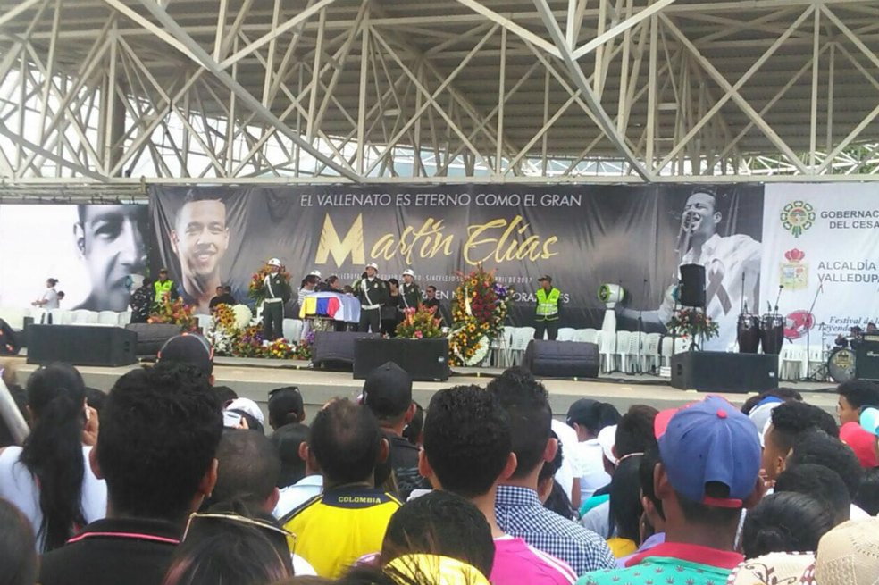 Domingo de duelo en Valledupar por muerte de Martín Elías