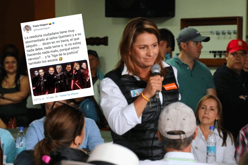 ¿Uribismo, del lado oscuro de la fuerza? El meme de Star Wars que tiene en líos a Paola Holguín