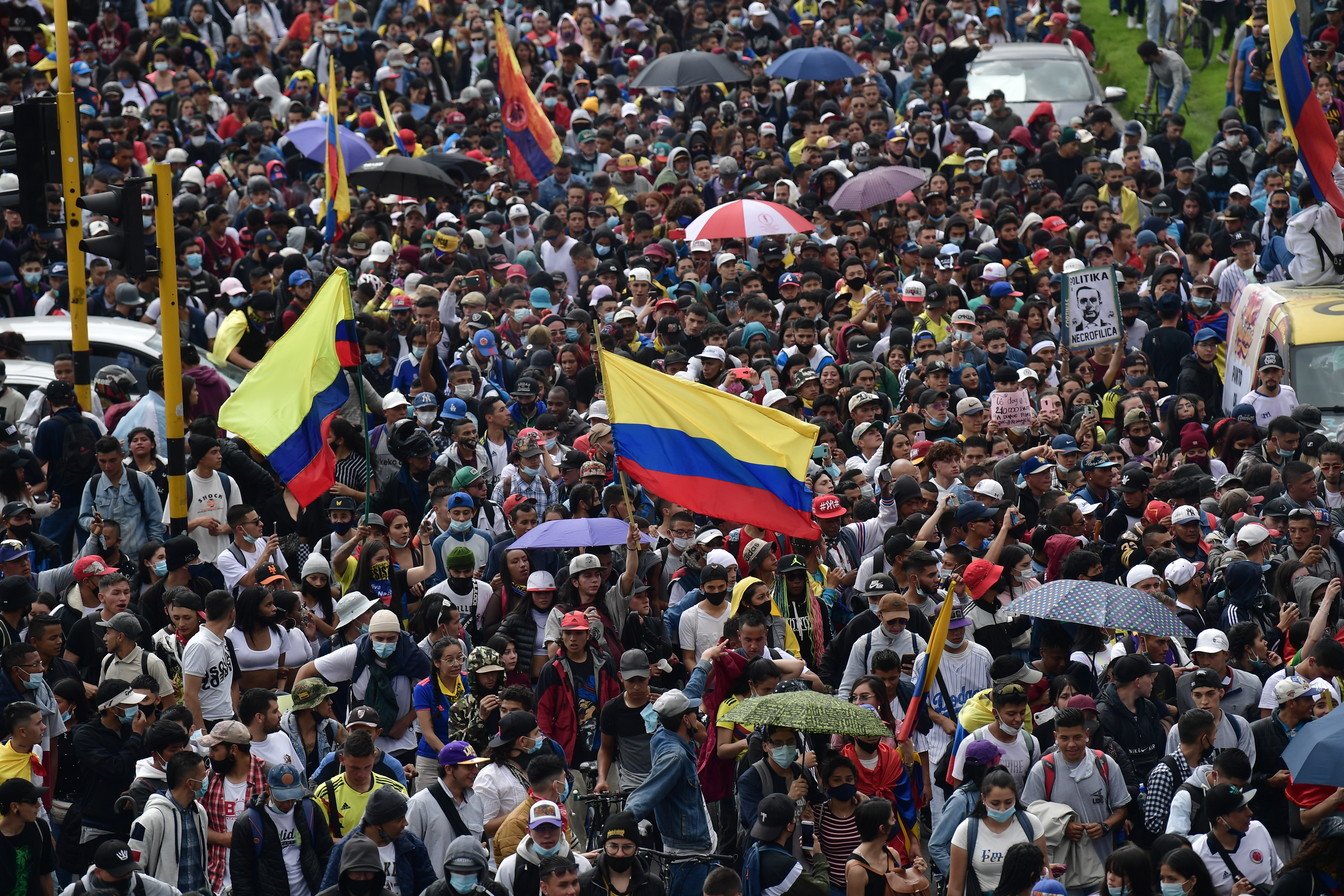 Marchas en Bogotá: así se vivieron las manifestaciones del primero de mayo