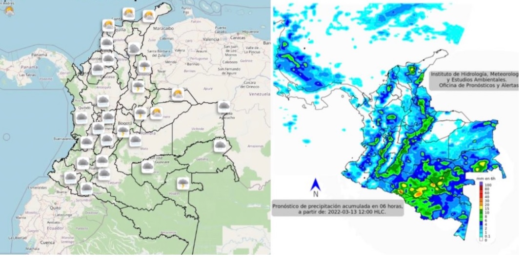 Vote temprano: Ideam pronostica lluvias para la tarde en gran parte del país